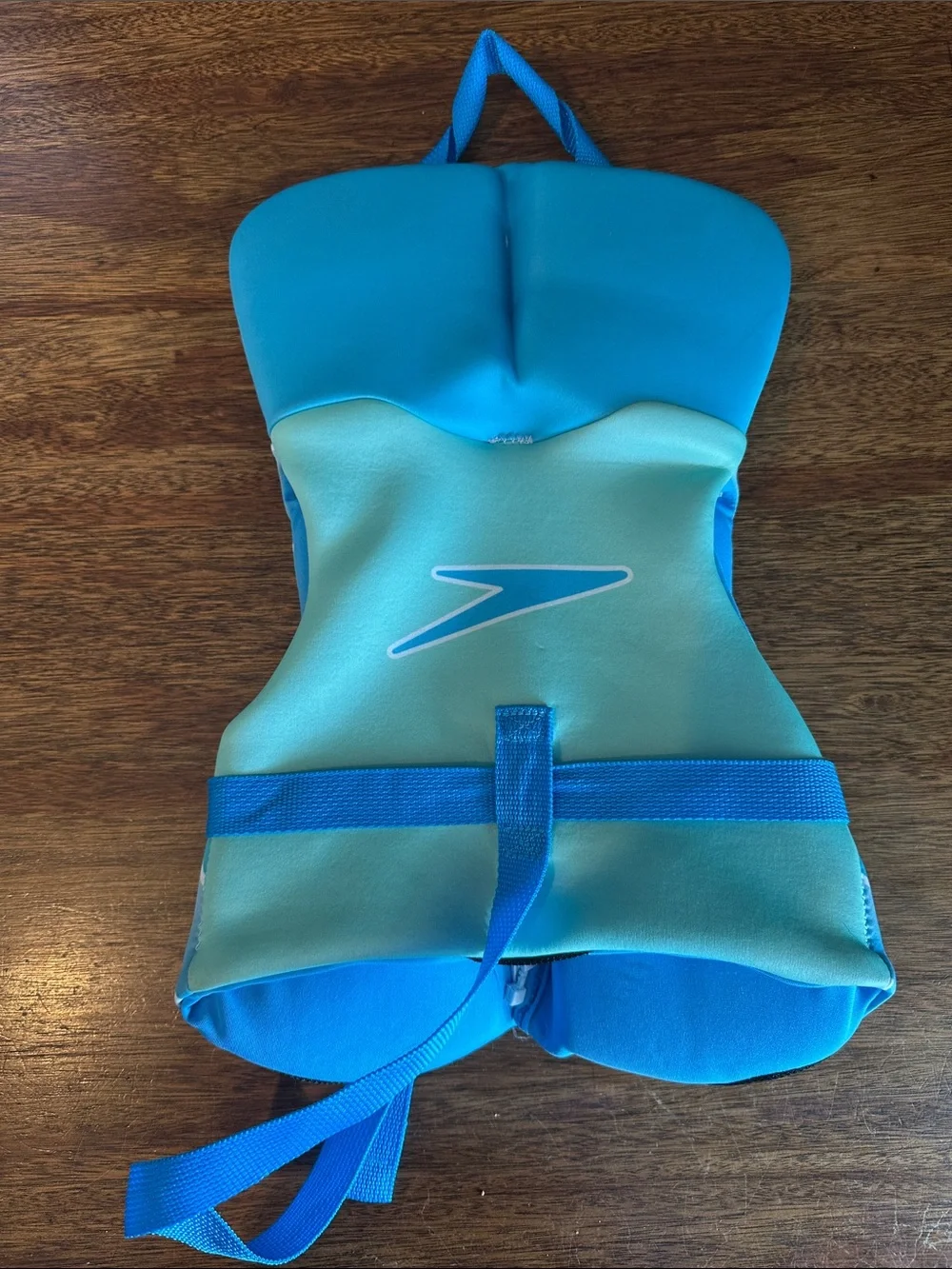 Speedo Kids' Aqua Blue Shark Swim Vest with Wave Print